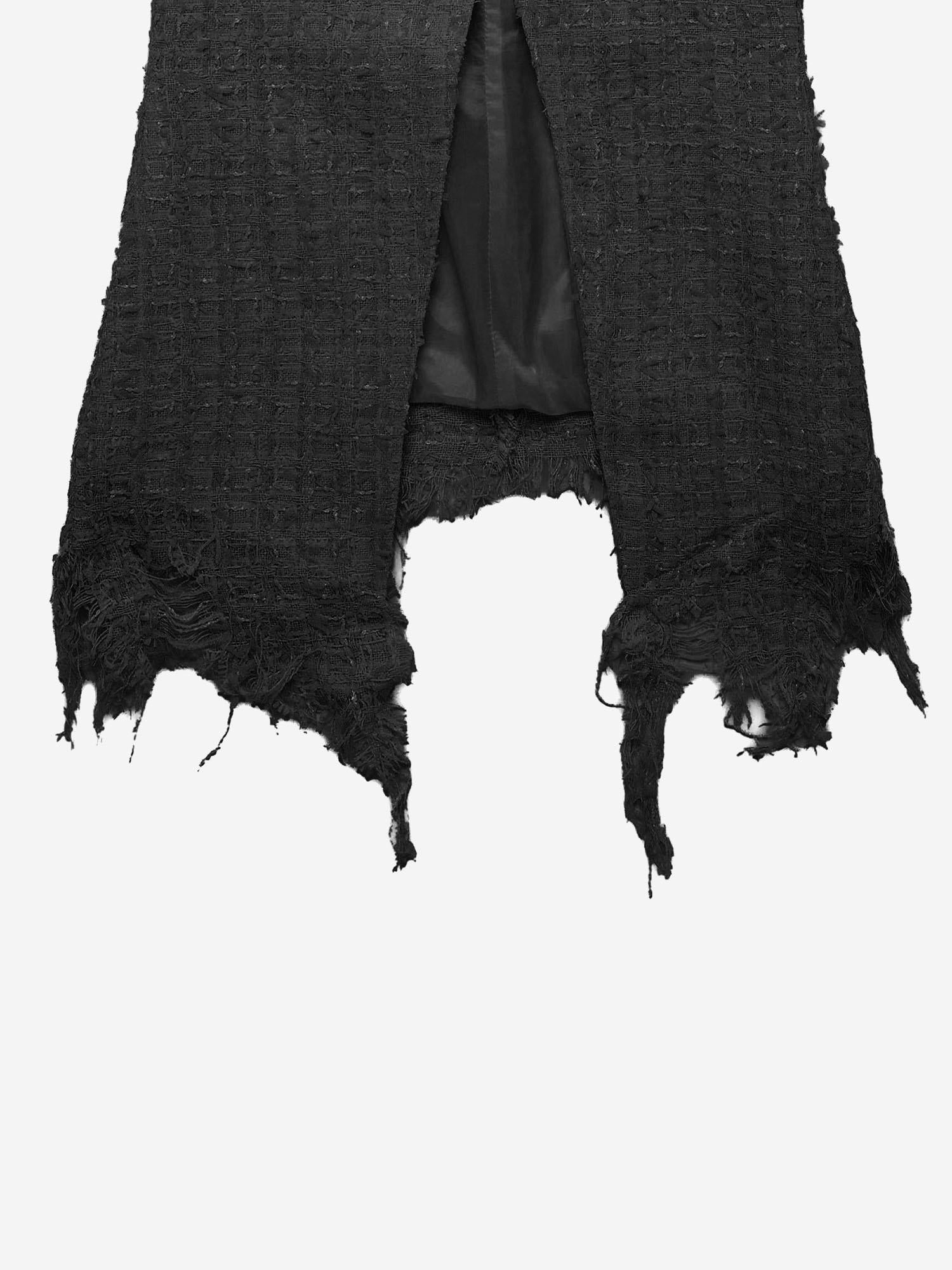 GONNA IN MISTO COTONE CON ORLO SFRANGIATO MAT02SK102 1 MATIERES FECALES 