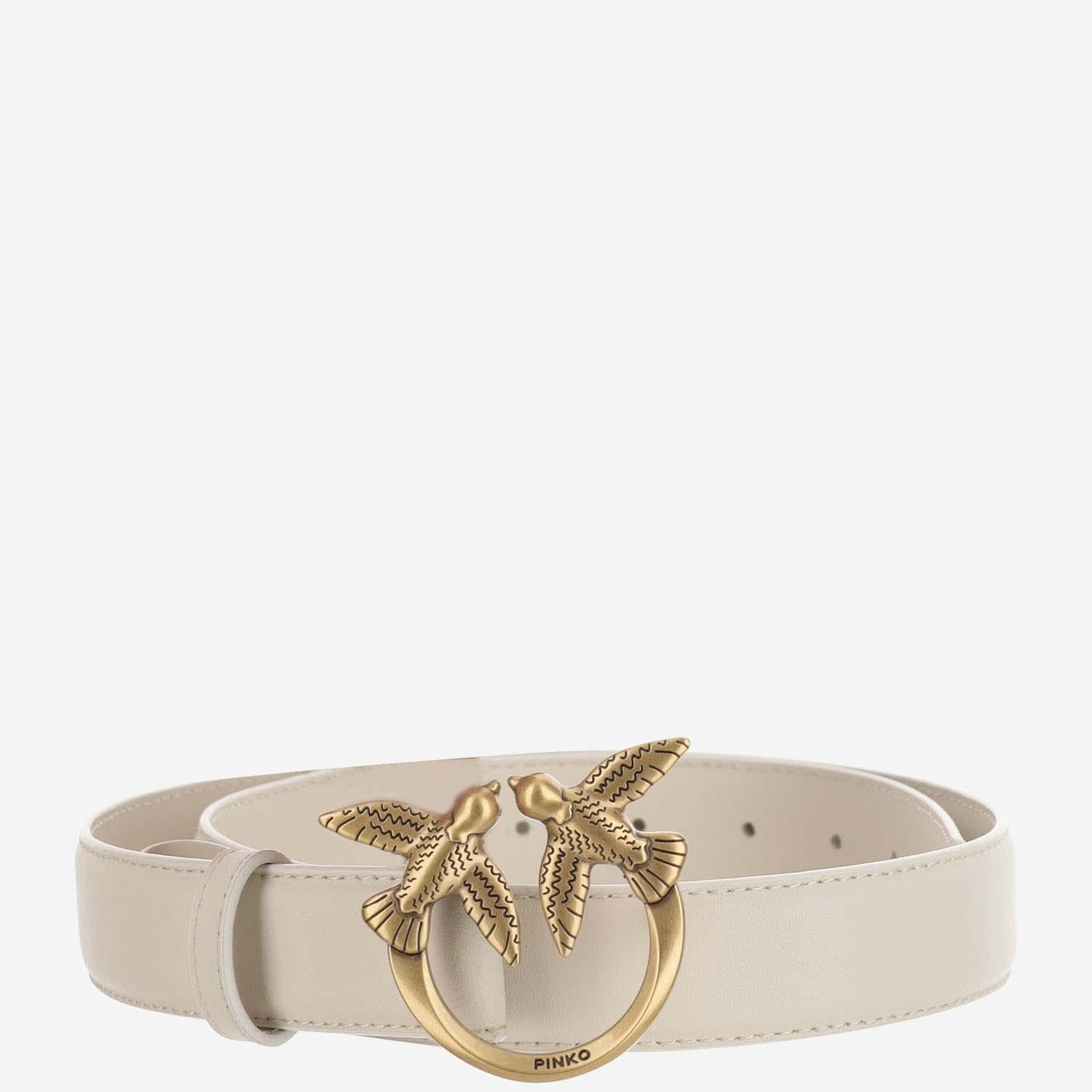 LOVE BERRY LEATHER BELT 100125 A0F1Z14Q PINKO 