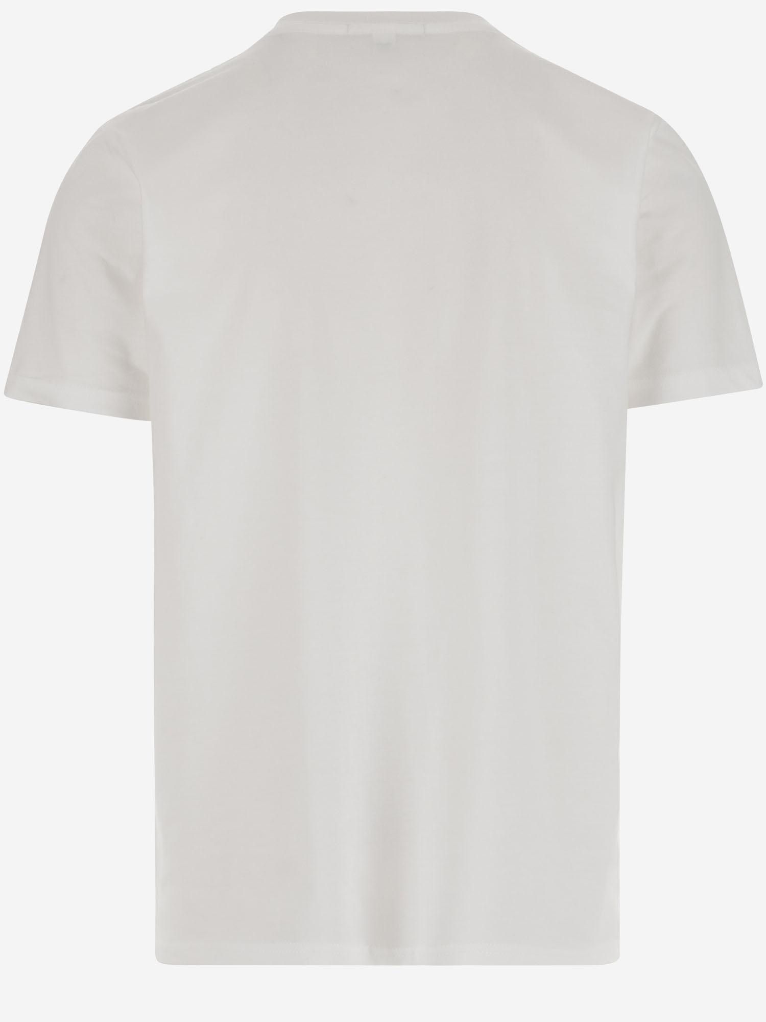 T-SHIRT IN COTONE CON STAMPA BSMCCBLAH WHITE BLACK SCORE 