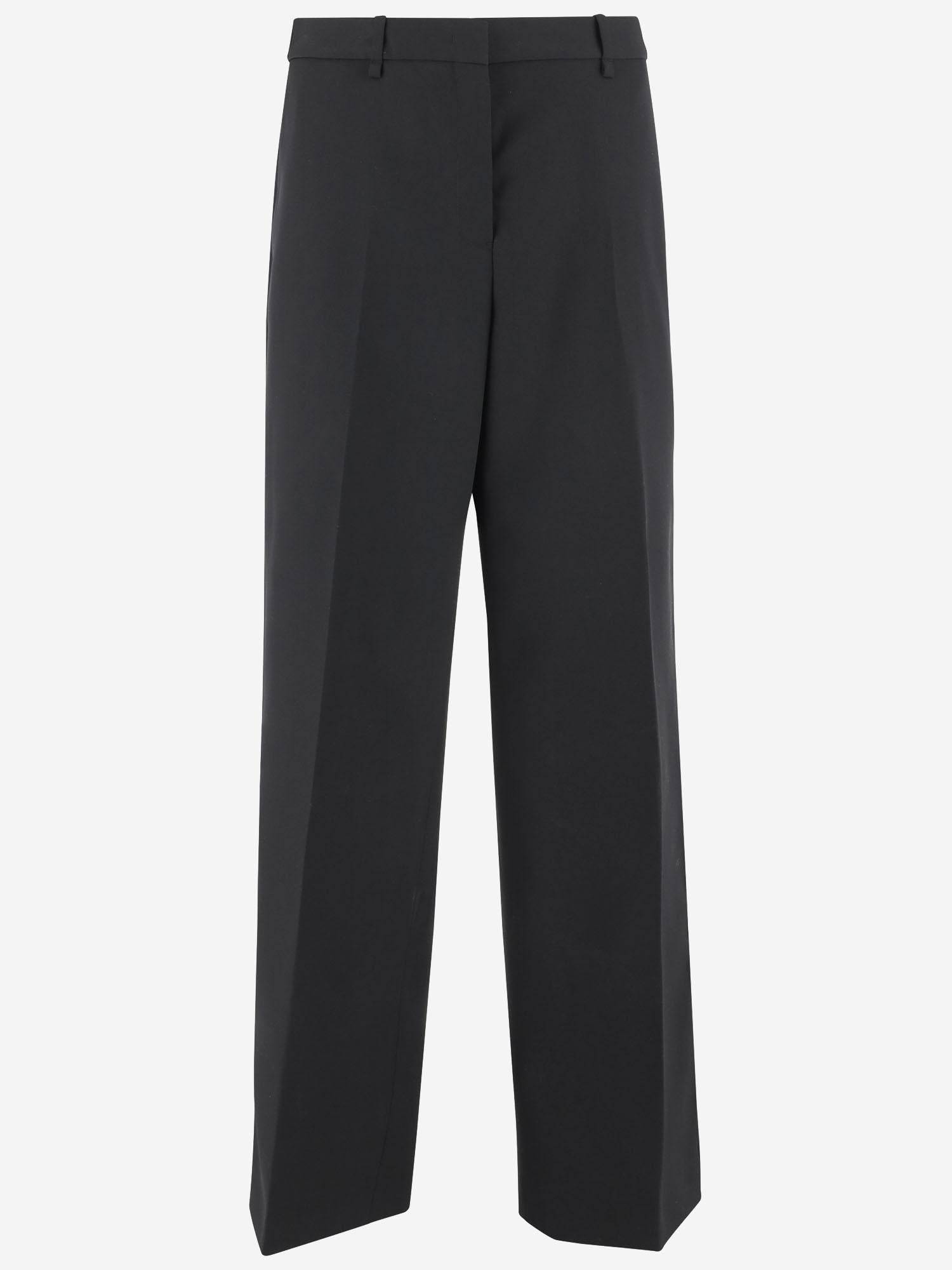 PANTALONI SARTORIALI IN GABARDINE DI LANA J02KA0347 J40002001 JIL SANDER 