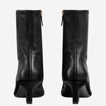 STIVALETTI IN PELLE CON MORSETTO 865405 AAGGW1000 GUCCI 