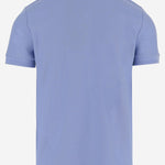 POLO IN COTONE CON LOGO 8126924 CORNFLOWERBLUE BURBERRY 