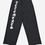 PANTALONI IN COTONE CON STAMPA UE54SP140X BLACKWHITE VETEMENTS 