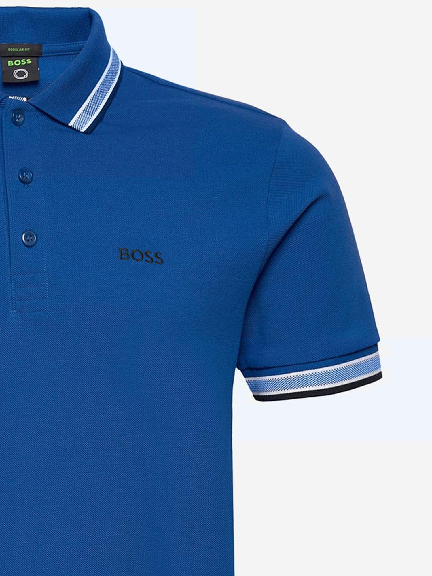 Polo in piqué di cotone con logo 50469055 429 HUGO BOSS 