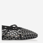 Ballerine in pelle con perline S103710 SUEBLK MACH & MACH 