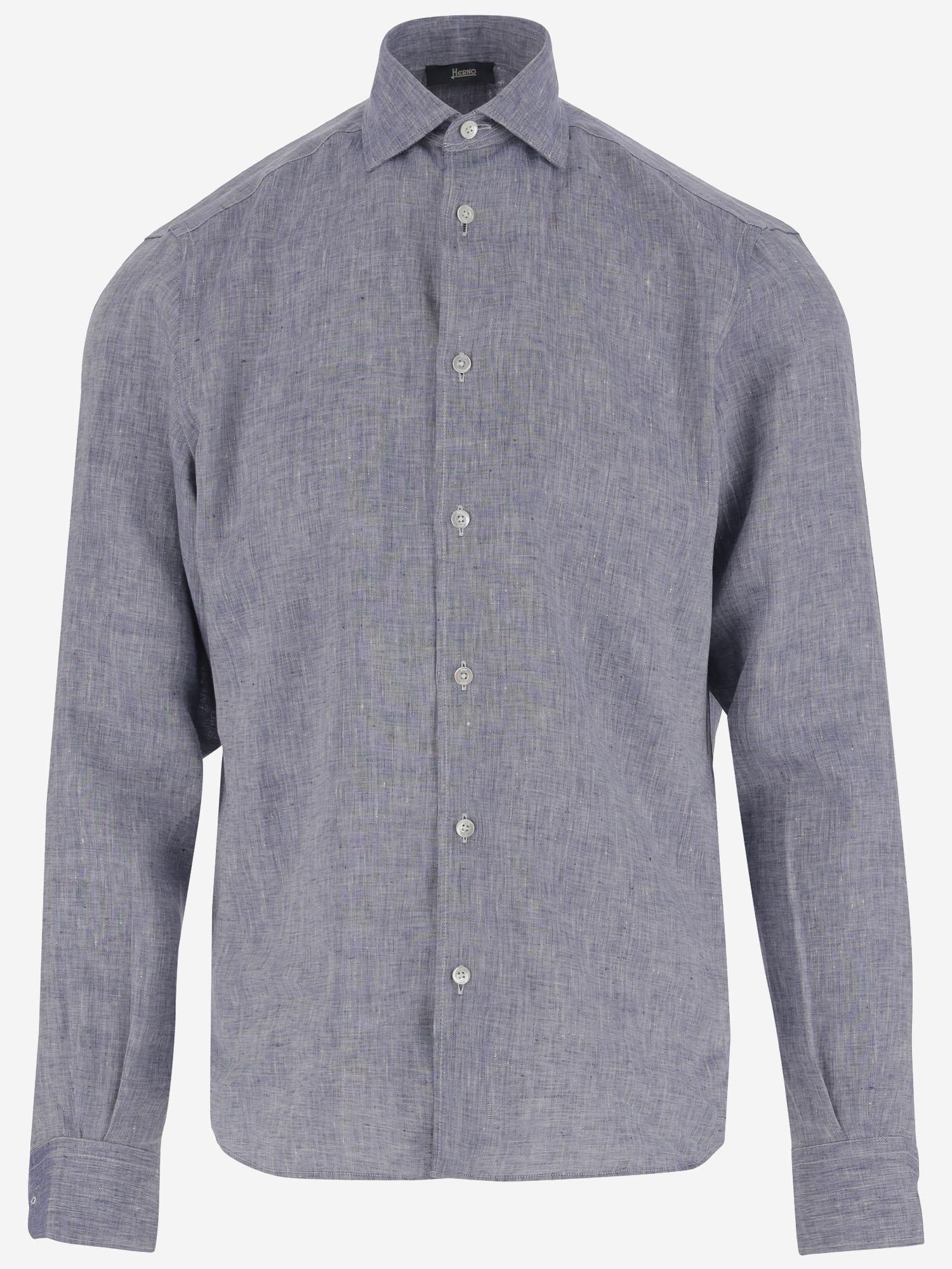 CAMICIA IN LINO CM000008U 171399124 HERNO 