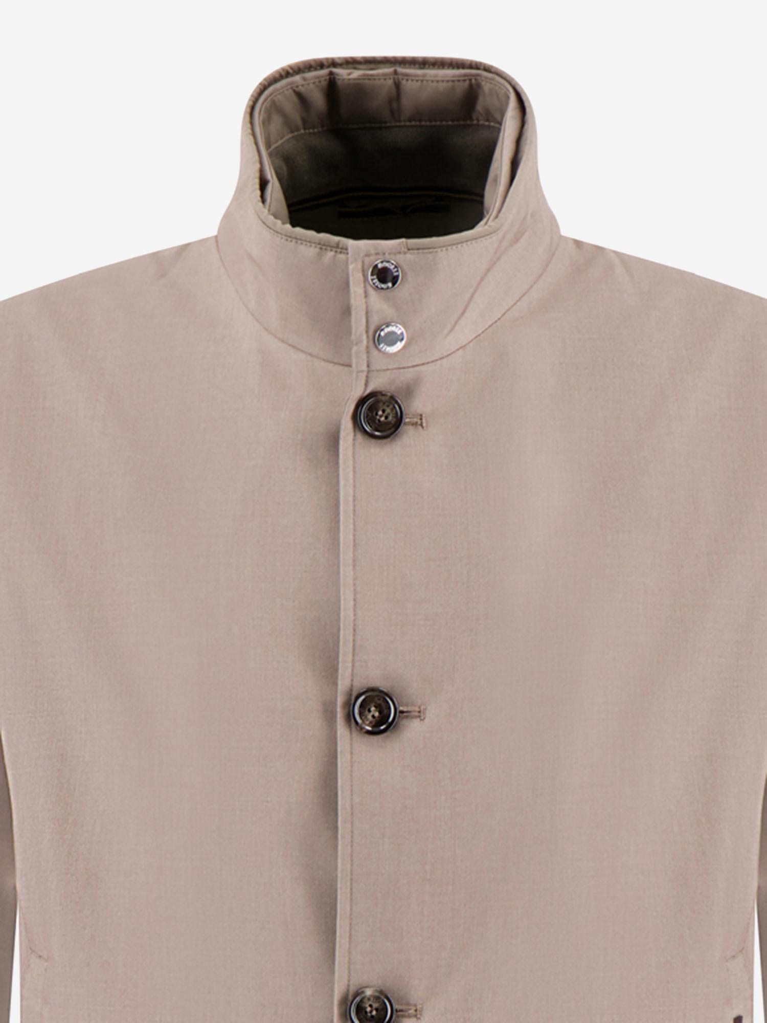 GIUBBOTTO BERNIE IN MISTO TECNICO CON CHIUSURA DOPPIA MOUBO100225 U0261 MOORER 