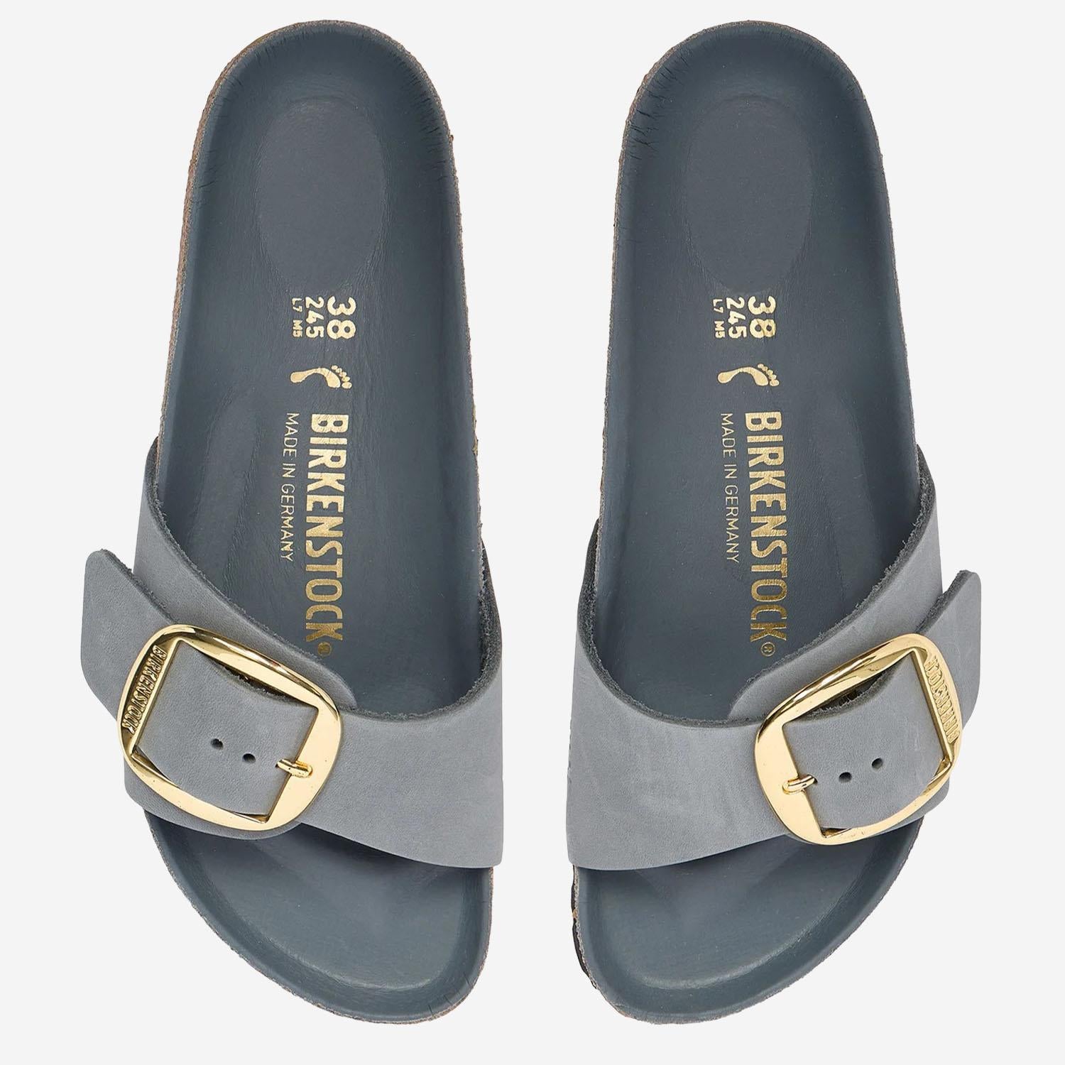 SANDALI MADRID BIG BUCKLE 1032090 BASALTGRAY BIRKENSTOCK 