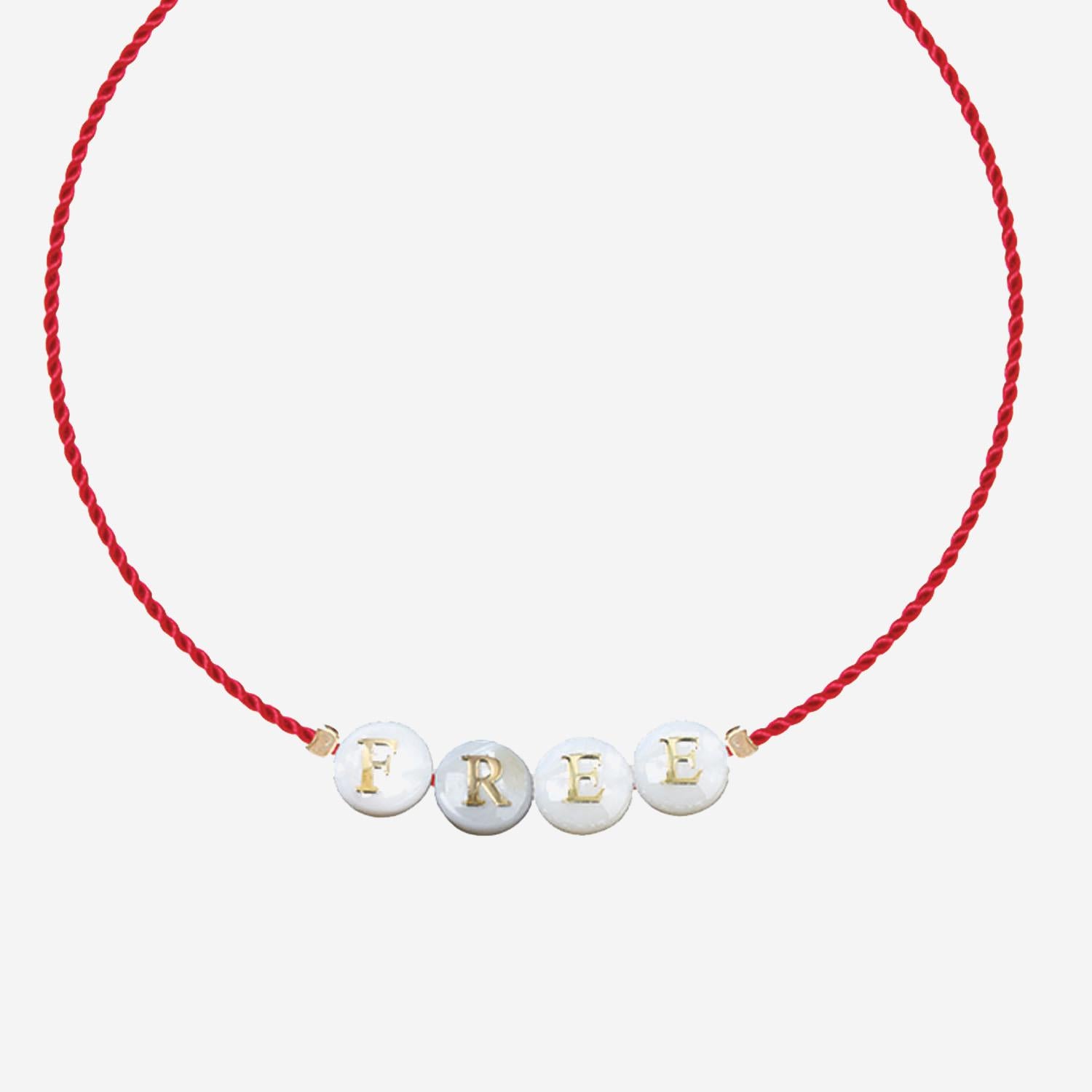 BRACCIALE SHELL CON PERLE IN VETRO SHELLFREE  SORBET ISLAND 