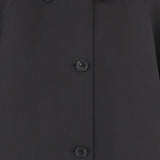 CAPPOTTO EMA IN SETA 8015W4263 BLK THE ROW 