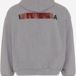 FELPA IN COTONE CON STAMPA 767877 TSVG12142 BALENCIAGA 