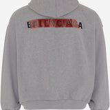 FELPA IN COTONE CON STAMPA 767877 TSVG12142 BALENCIAGA 