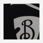 SCIARPA IN LANA CON LOGO 8109563 BLACK/CALICO BURBERRY 