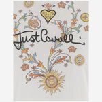 T-SHIRT IN COTONE CON STAMPA 80PAHT28 CJ500003 JUST CAVALLI 