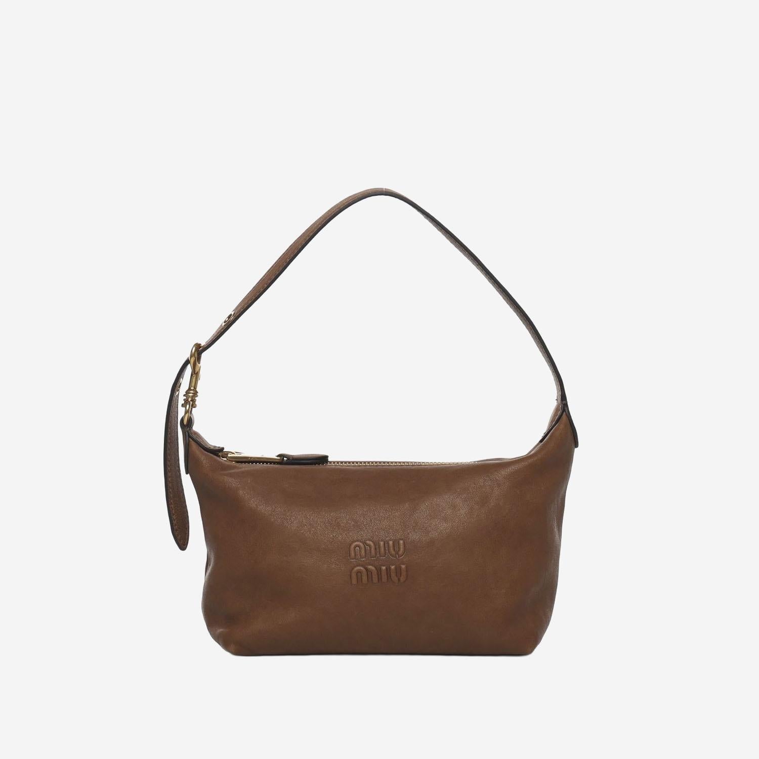 POCHETTE IN NAPPA CON LOGO 5NE841 AEFXF0316 MIU MIU 