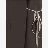 GILET IN VISCOSA CON REVER 010436 2071606* DRIES VAN NOTEN 