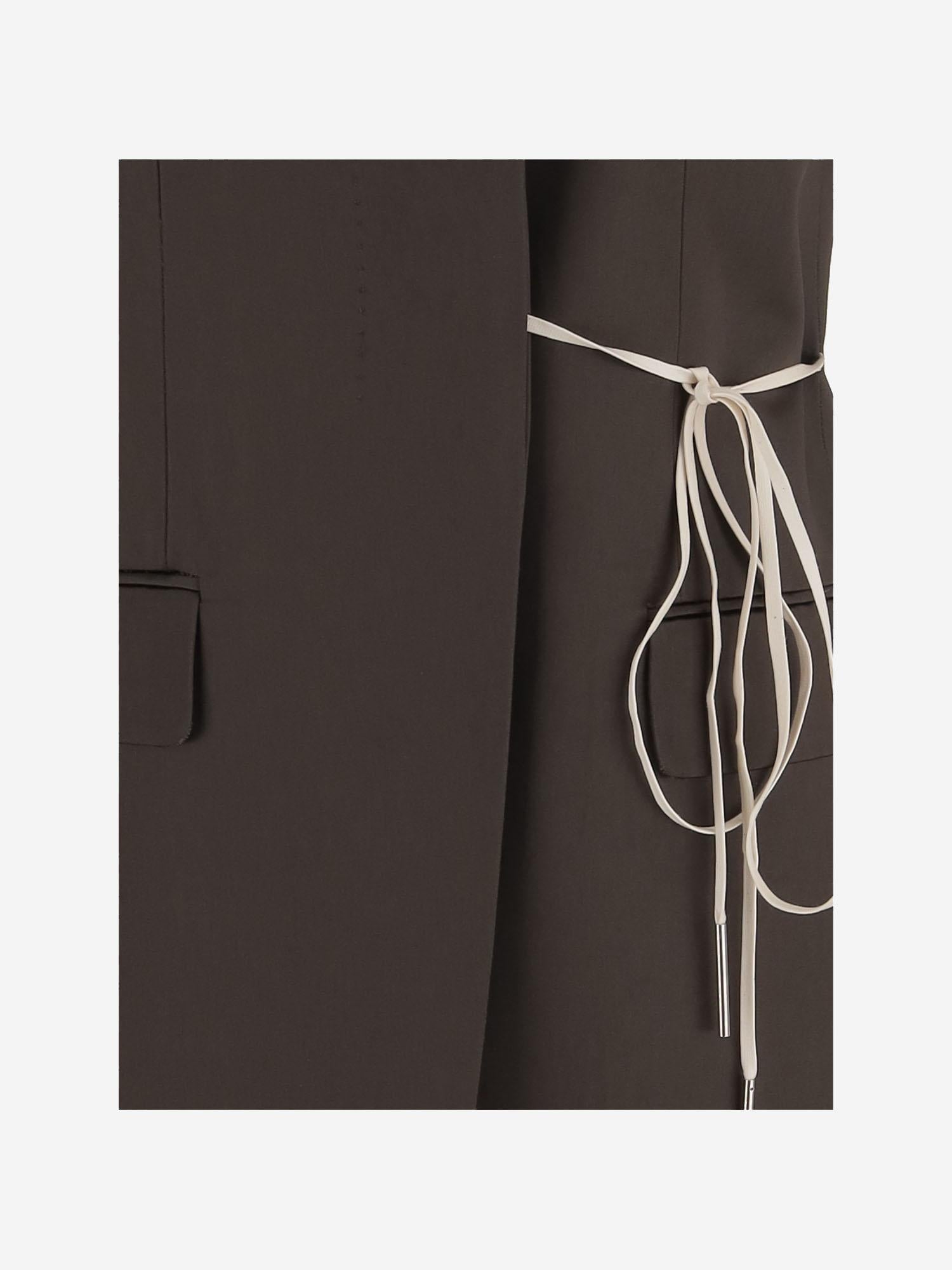 GILET IN VISCOSA CON REVER 010436 2071606* DRIES VAN NOTEN 