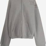 FELPA IN COTONE CON STRASS E BORCHIE WDTJ324864U MG WE11 DONE 