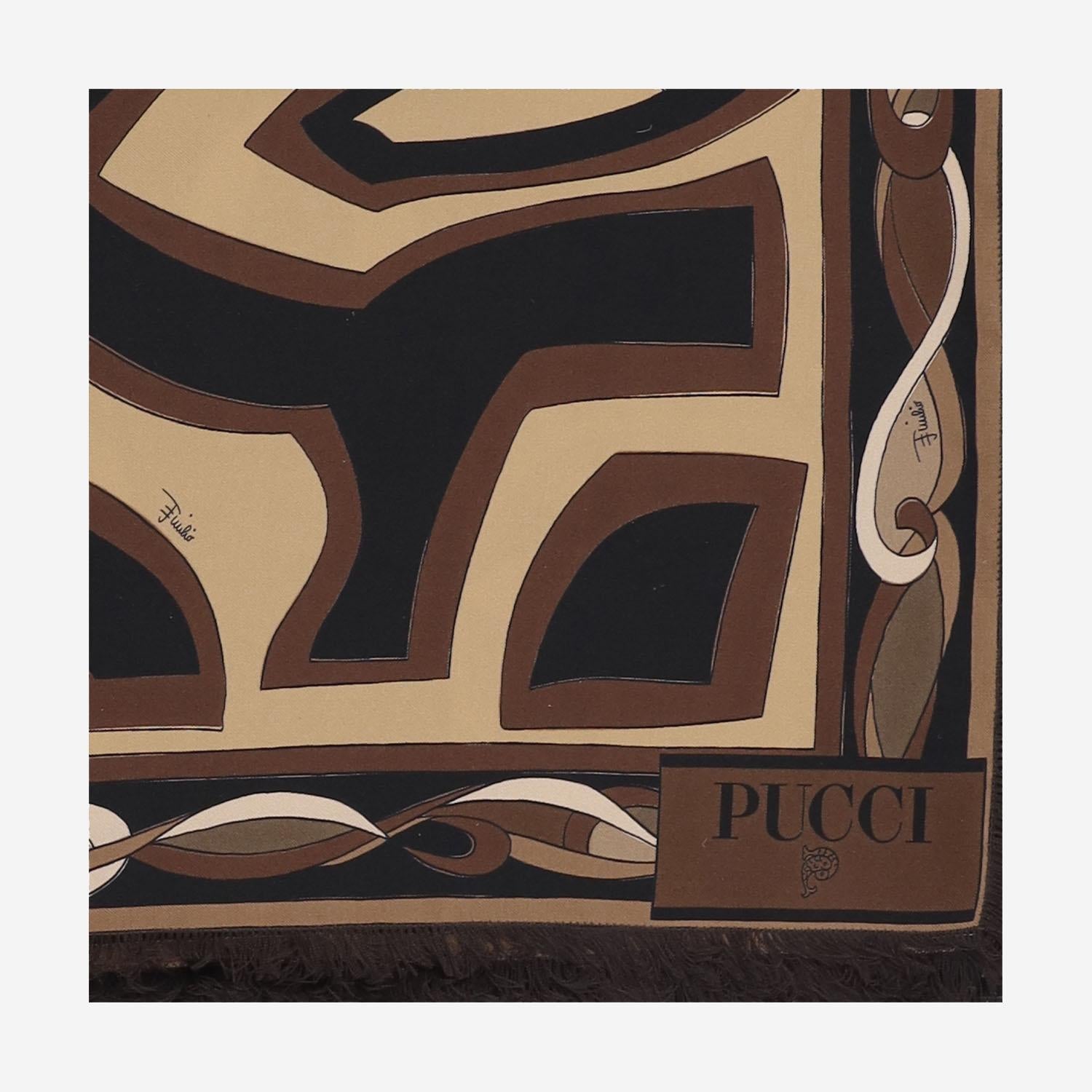 Foulard in seta con stampa 5UGB60 5UC252 EMILIO PUCCI 