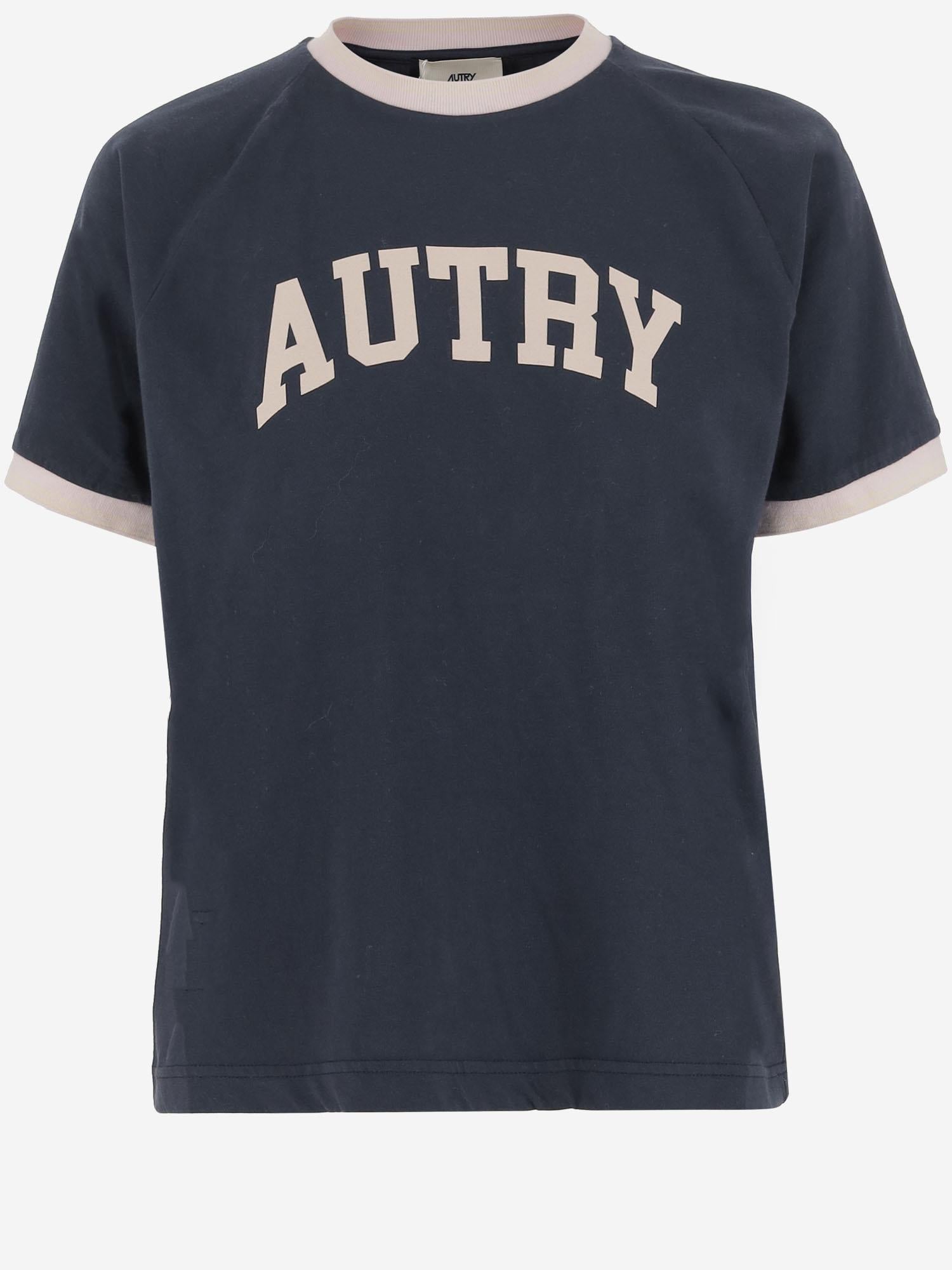 T-SHIRT IN COTONE CON LOGO TSPWI6CV VORTEX AUTRY 
