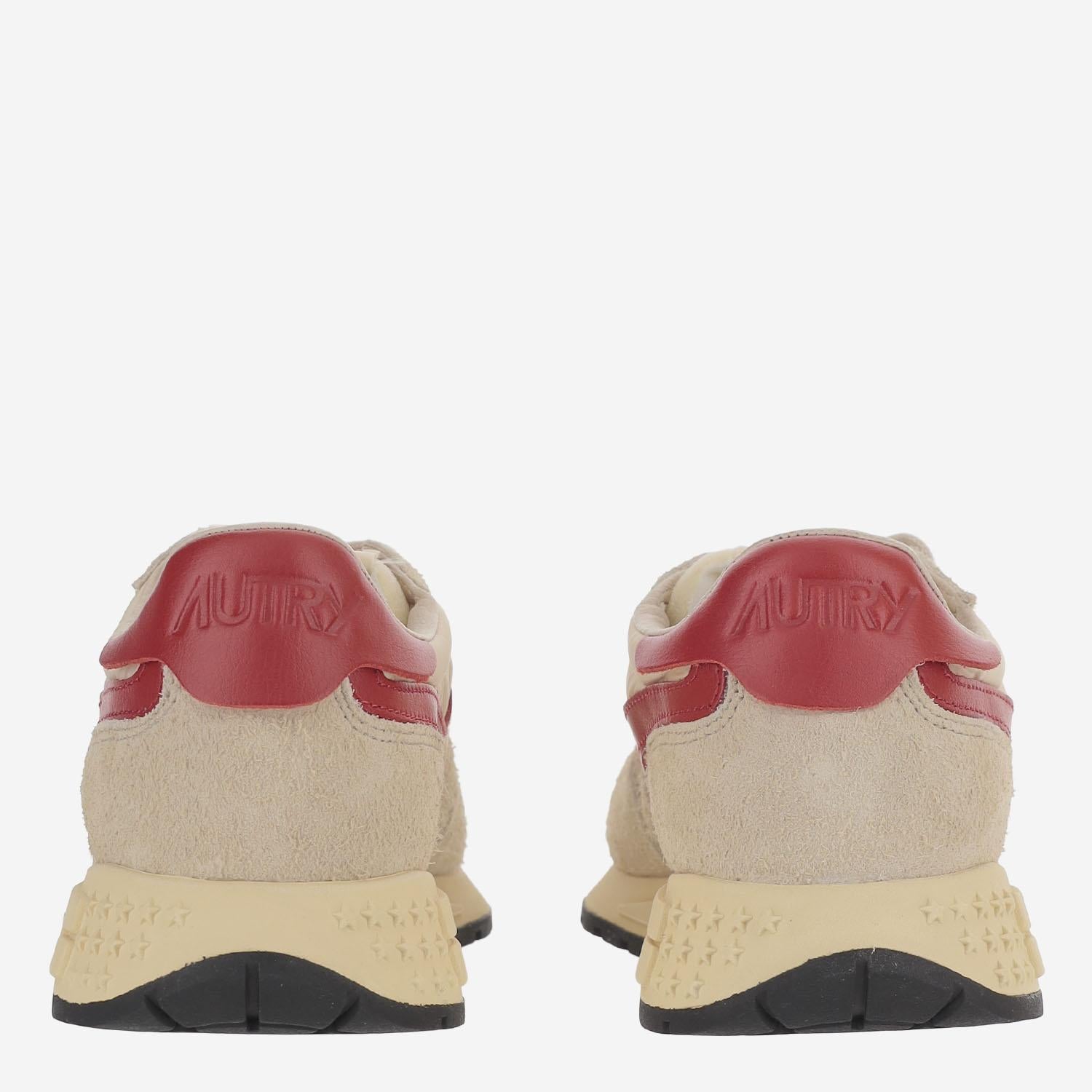 SNEAKERS REELWIND LOW IN NYLON E SUEDE WWLMUT34 SUEDENETECRURED AUTRY 