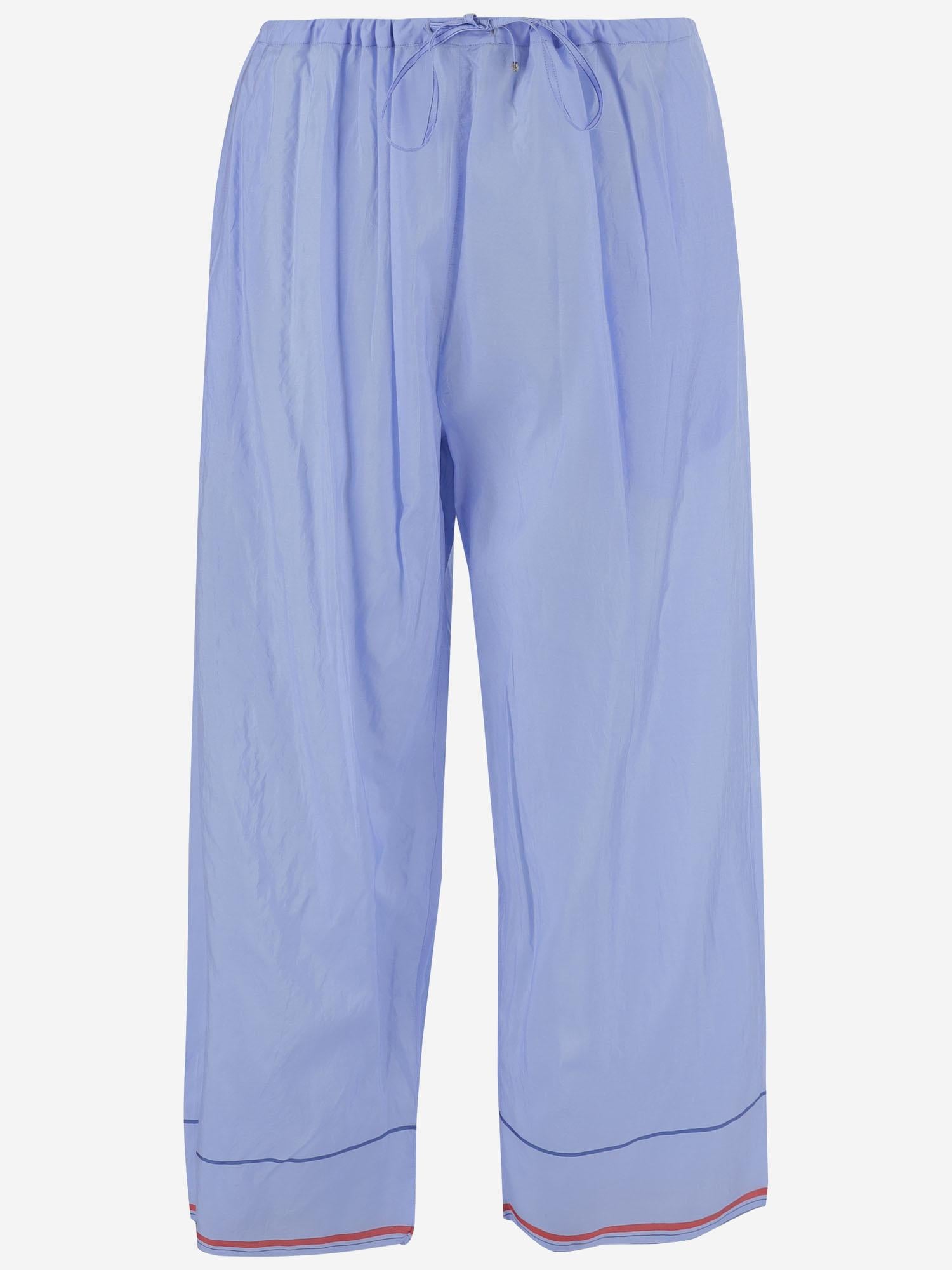PANTALONI IN SETA WPBCU06  PERO 