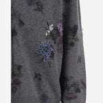 Maglia IN COTONE CON strass A544M178A F9866 BLUMARINE 