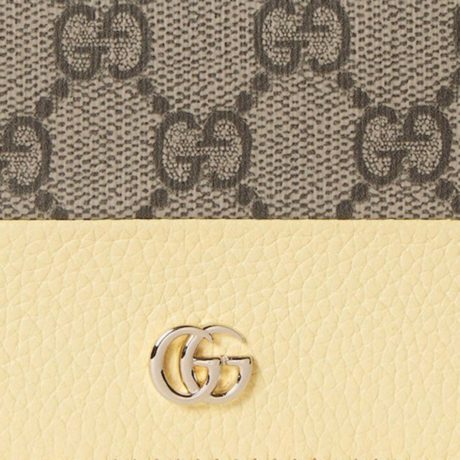 PORTAFOGLIO BICOLORE GG MARMONT 841358 AAFXM7642 GUCCI 