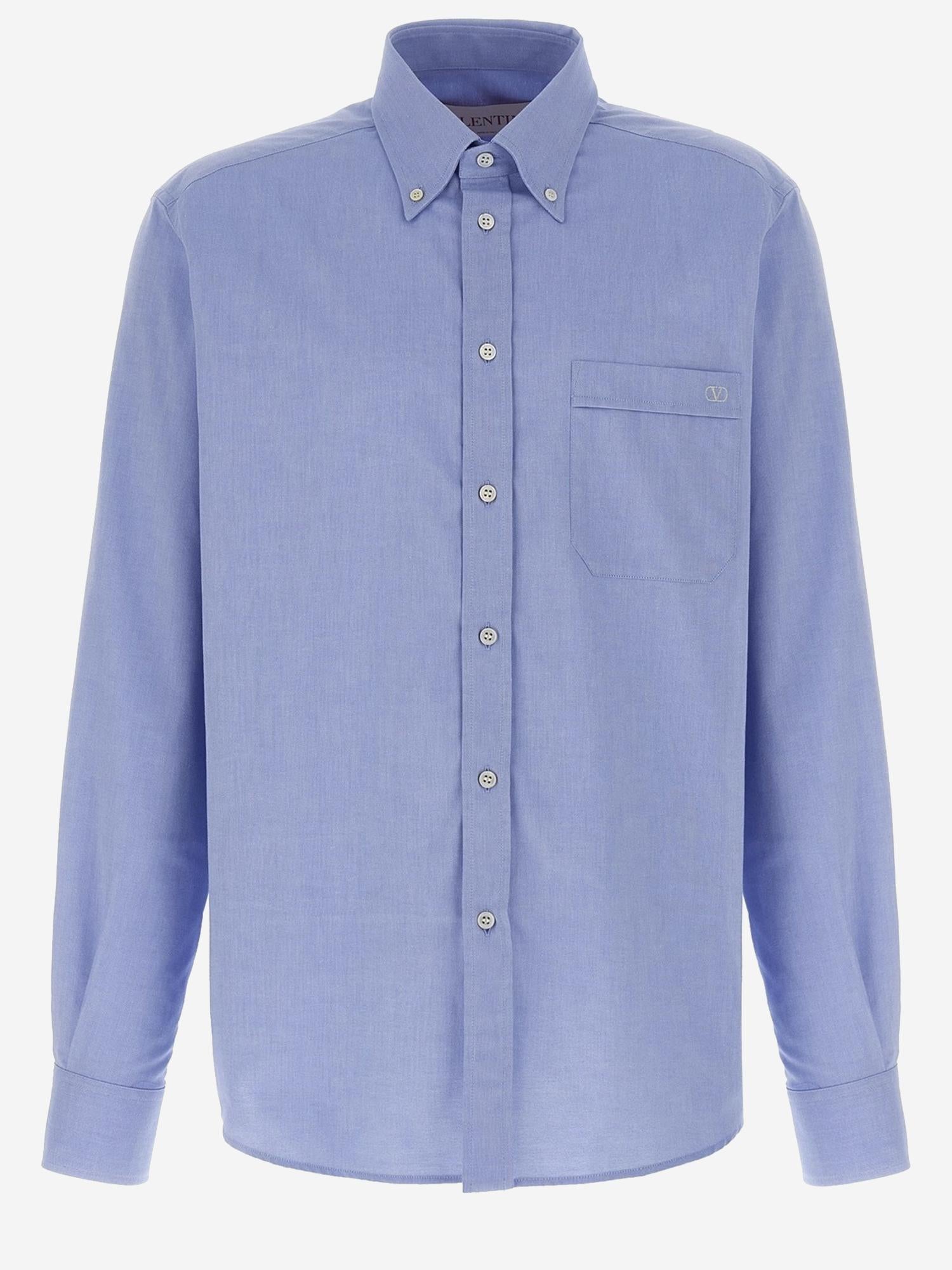 CAMICIA IN COTONE CON LOGO 8V3ABS80 ATHCZV VALENTINO 