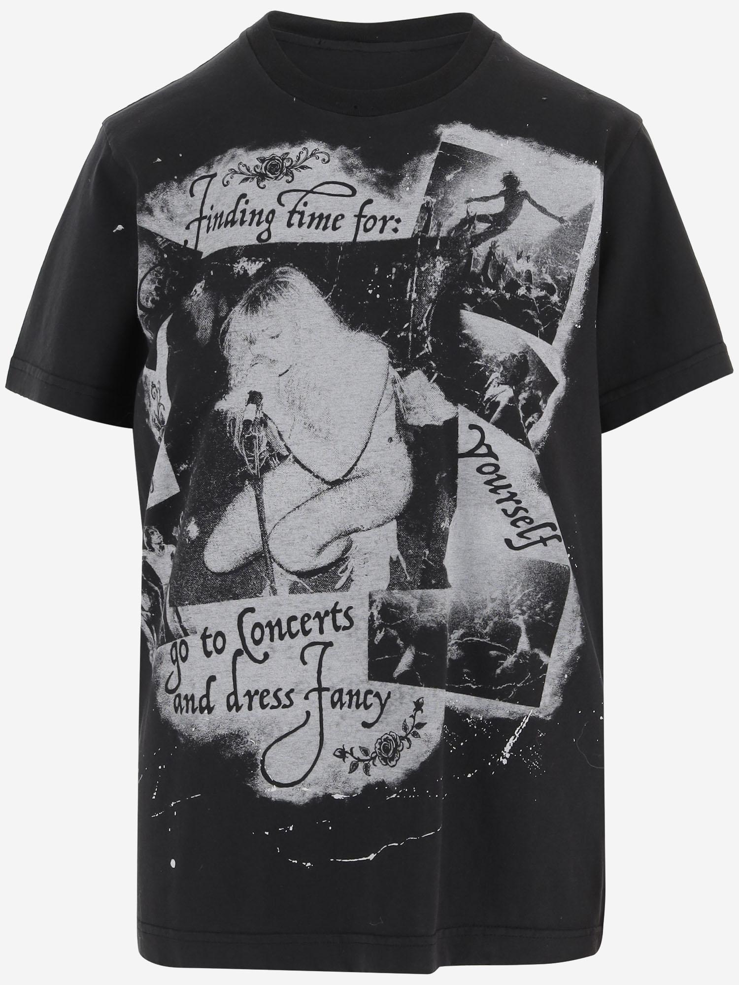 T-shirt in jersey di cotone con stampa F8V90T GDDH4S9000 DOLCE & GABBANA 