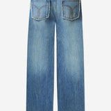 JEANS BOYFRIEND IN COTONE 1023064 1A170461D800 VERSACE 