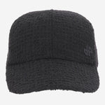 cappello da baseball in tweed di lana AC1110223 999B PATOU 