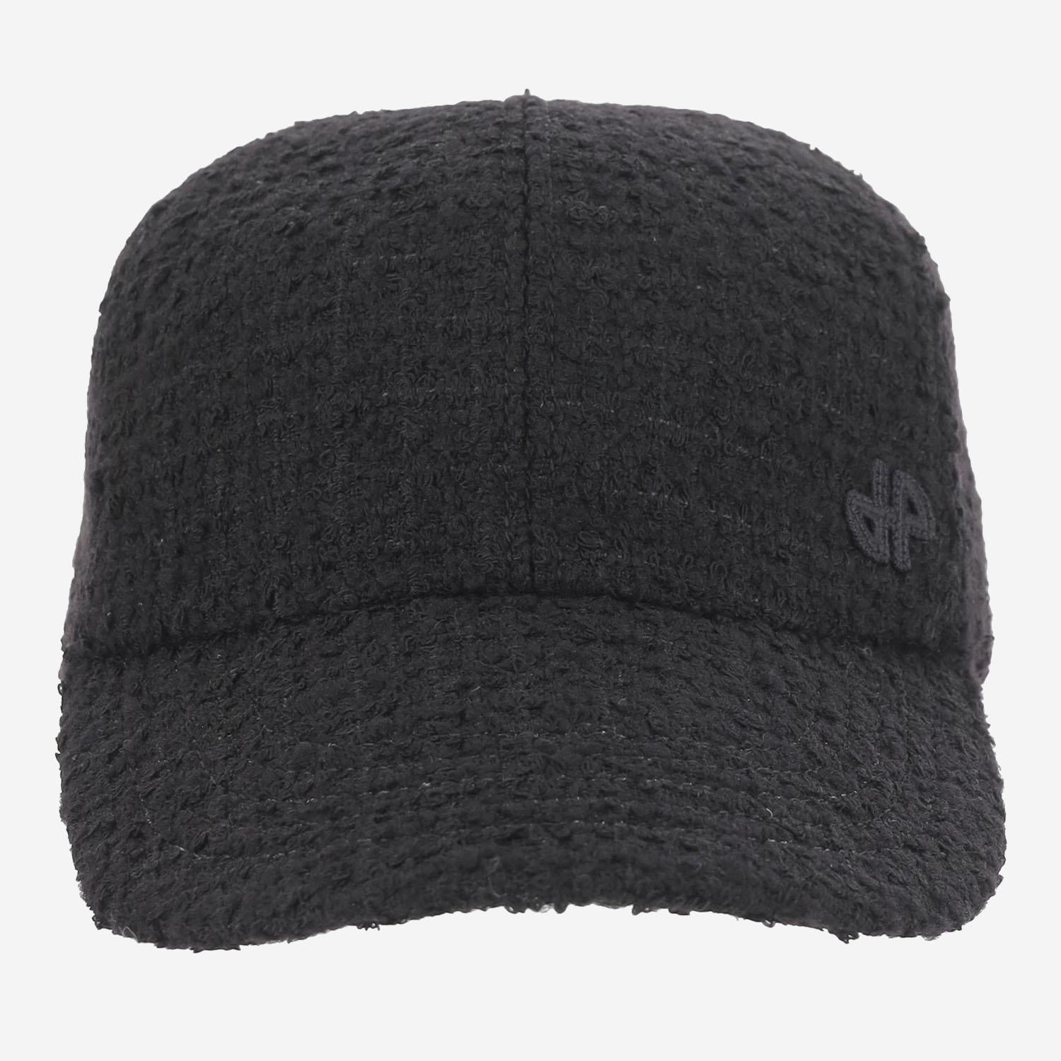 cappello da baseball in tweed di lana AC1110223 999B PATOU 