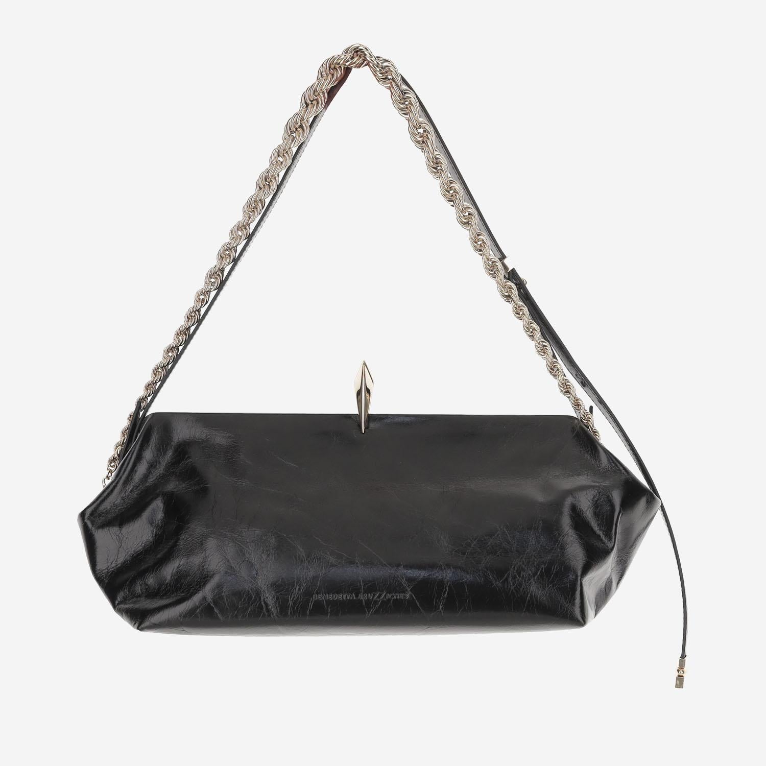 BORSA SOPHIA IN PELLE SOPHIA NERO BENEDETTA BRUZZICHES 