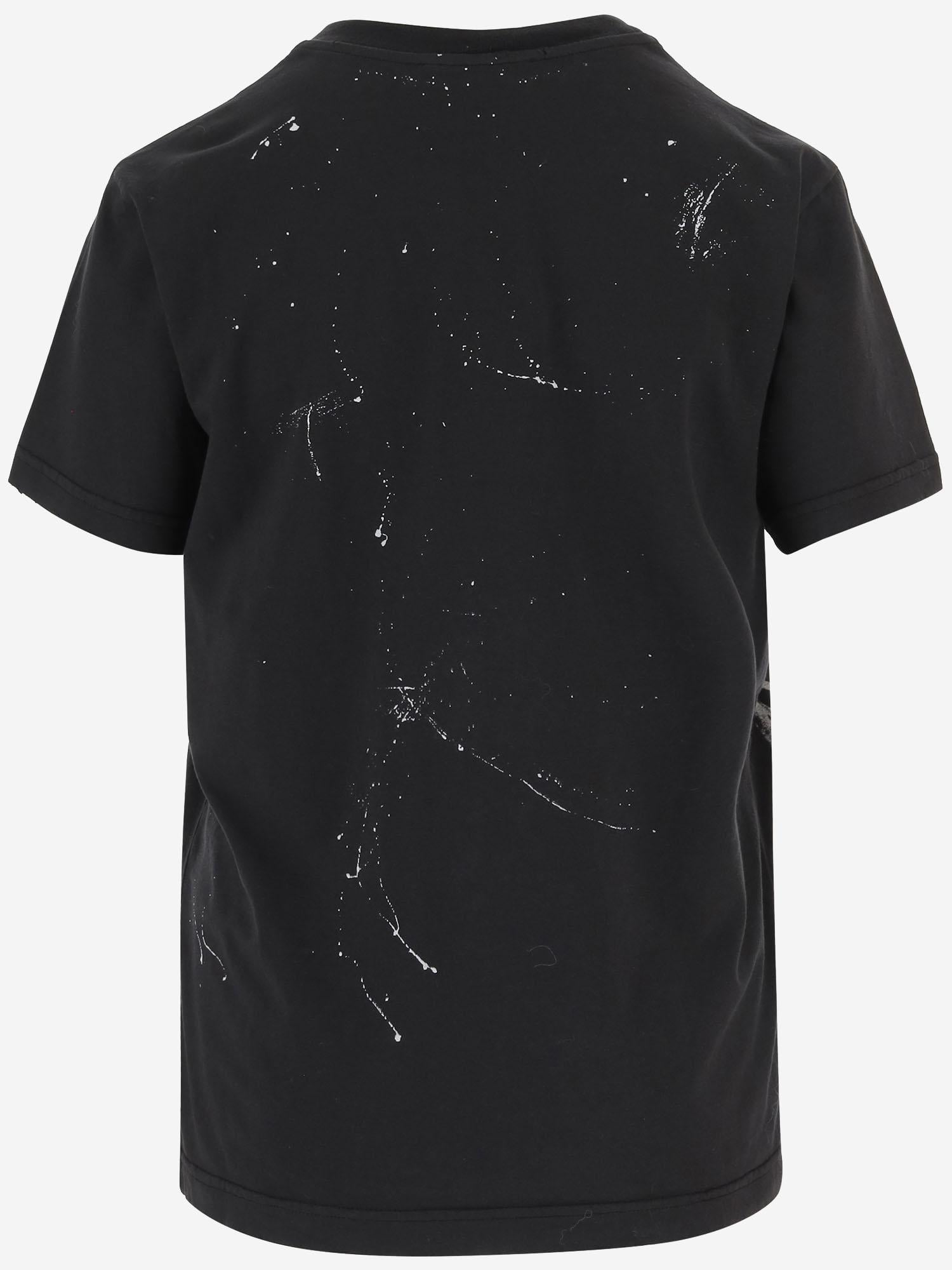 T-shirt in jersey di cotone con stampa F8V90T GDDH4S9000 DOLCE & GABBANA 