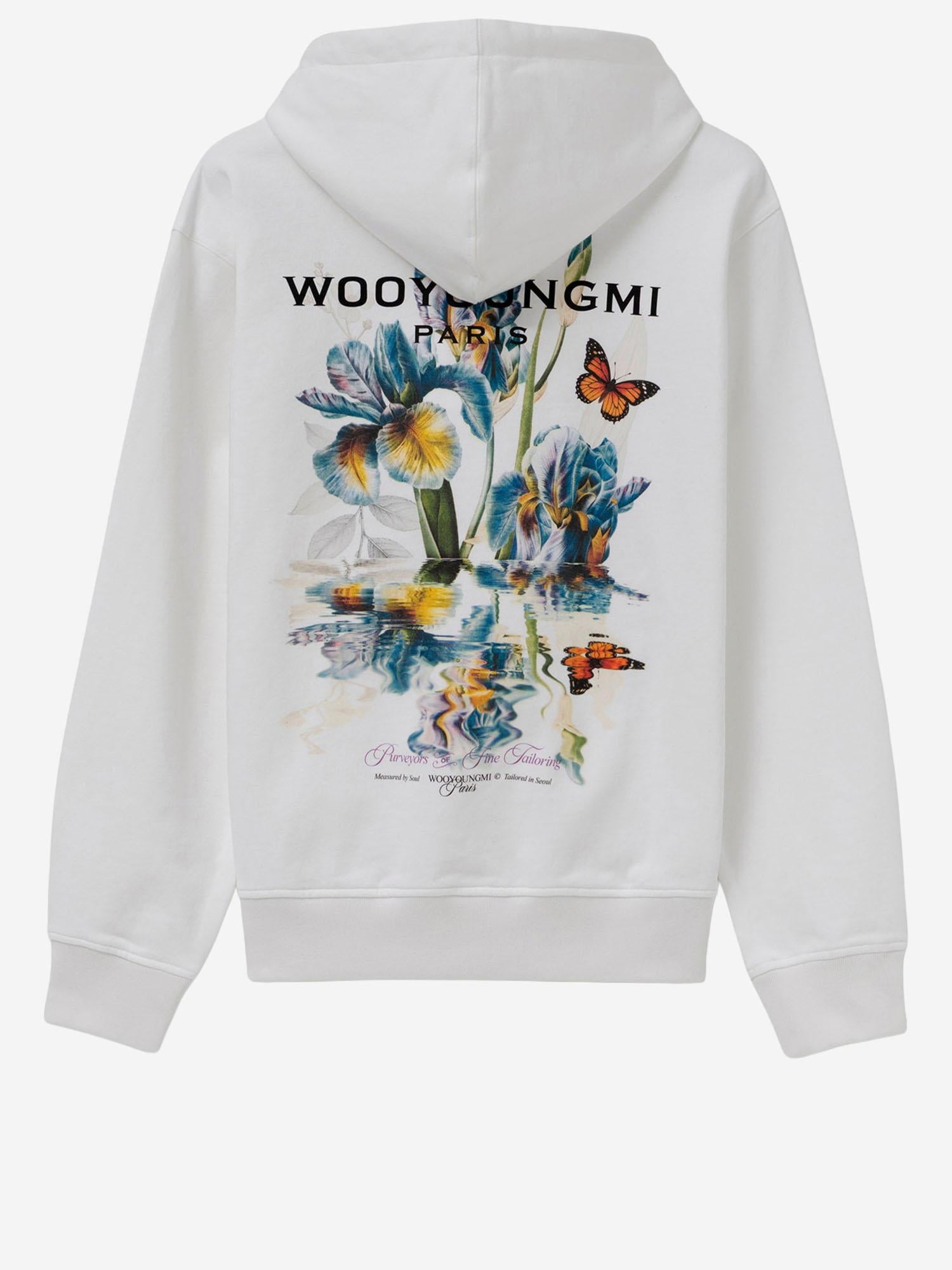 felpa con cappuccio in cotone W261TS36 719W WOOYOUNGMI 