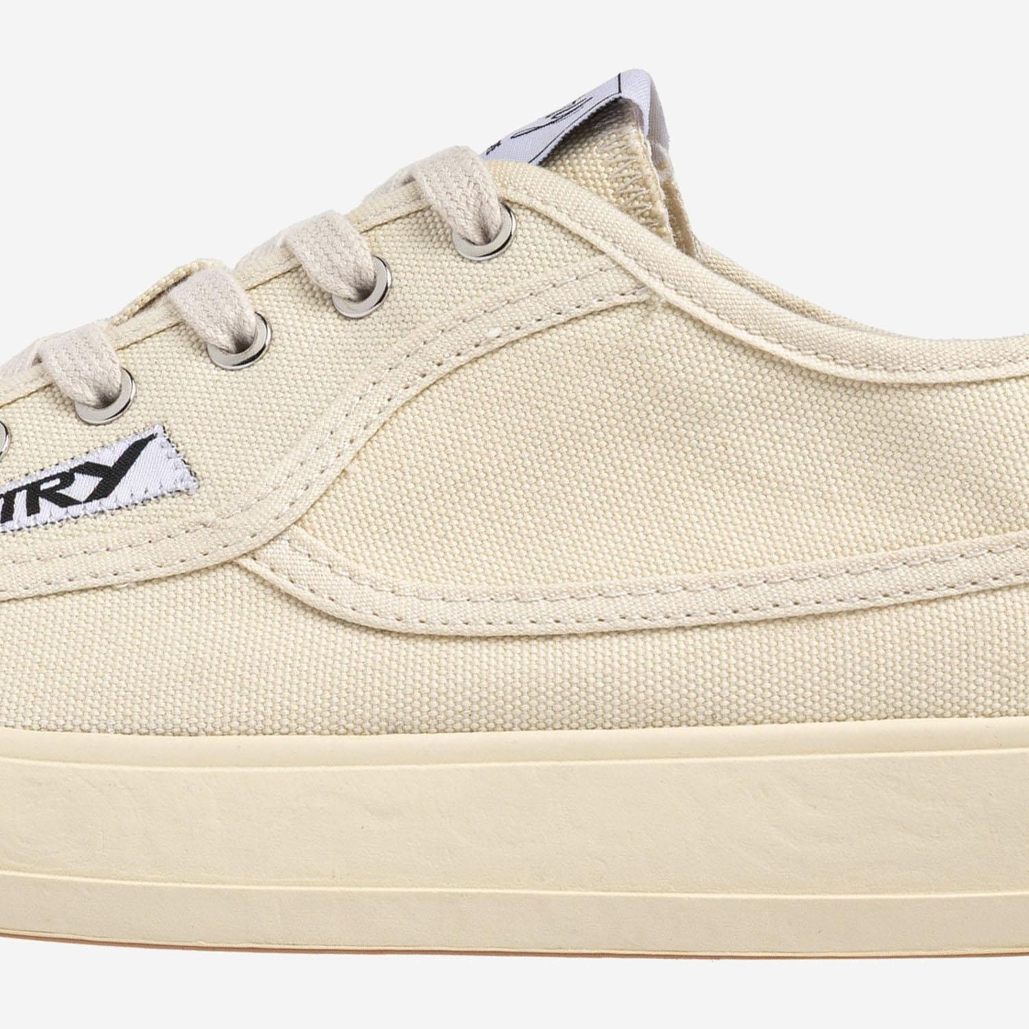 SNEAKERS WINDSCAPE LOW IN CANVAS SCLMCU02 CANVSUECREAM AUTRY 