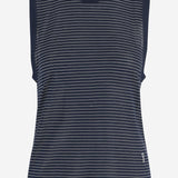TOP IN COTONE CON MOTIVO A RIGHE FTP818JE0212 A044 AMI 