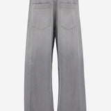 PANTALONI AMPI IN COTONE E LYOCELL WTR37 TBW01W115 DARKPARK 