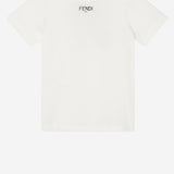 T-SHIRT IN JERSEY DI COTONE JFI391 7AJF0TU9 FENDI KIDS 