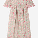 ABITO LYSIANE IN COTONE CON MOTIVO A FIORI S06GDRW00037 528 BONPOINT KIDS 