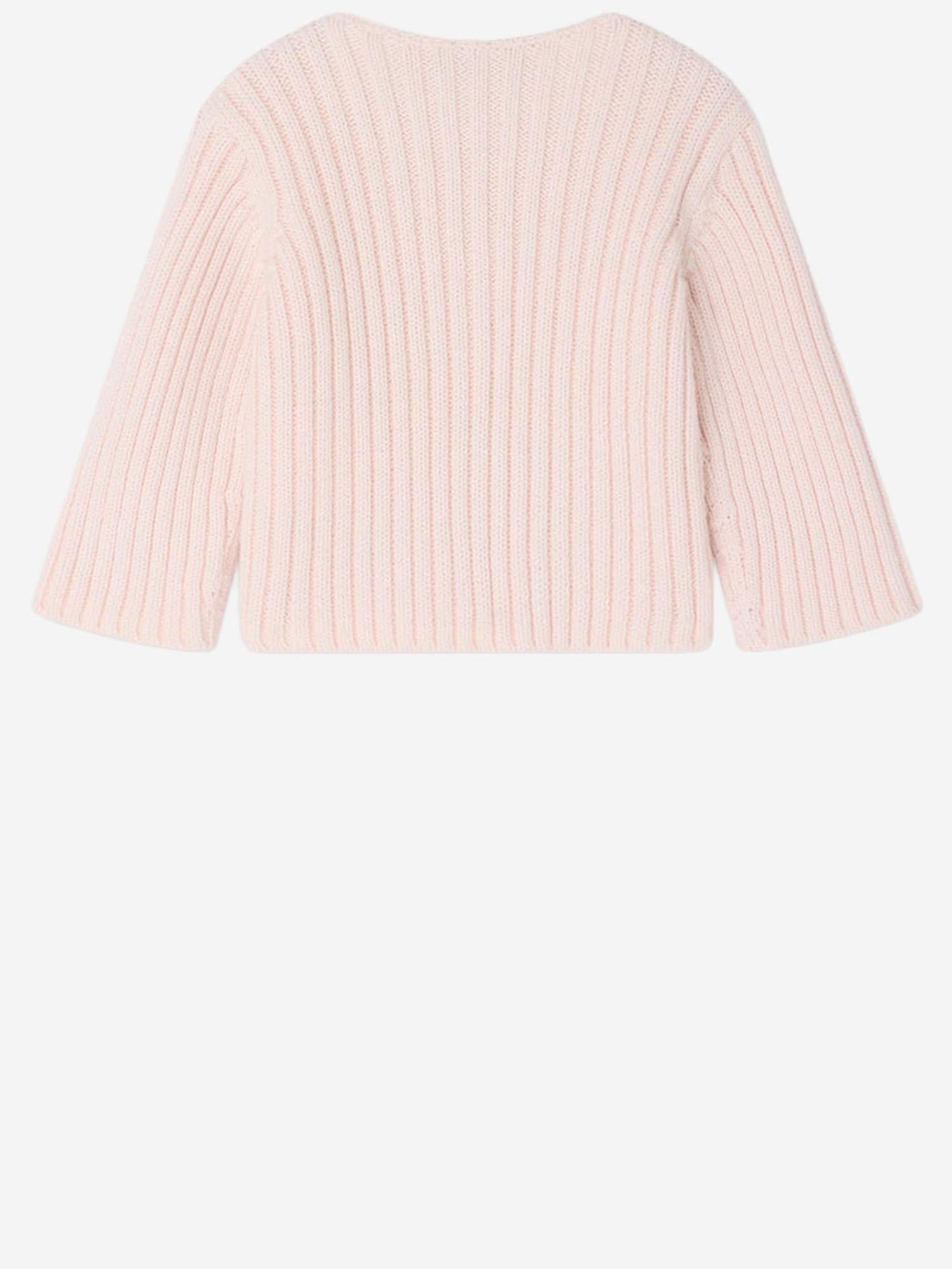 CARDIGAN IN COTONE E CASHMERE S06XCAK00005 025A BONPOINT KIDS 