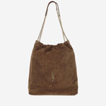BORSA POCHON JAMIE GRANDE IN PELLE SCAMOSCIATA 828350 1U8P72916 SAINT LAURENT 