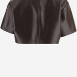 TOP CROP IN PELLE 871799 TUS172150 BALENCIAGA 