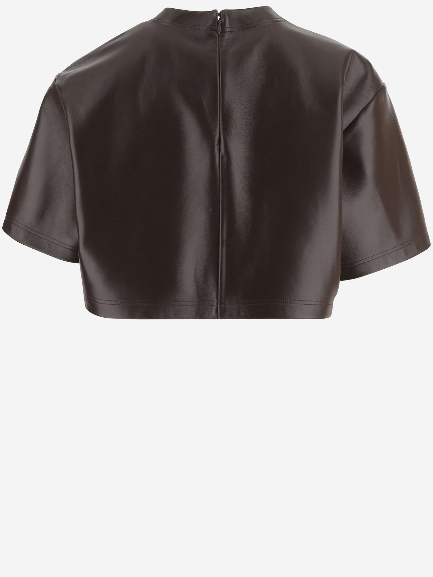 TOP CROP IN PELLE 871799 TUS172150 BALENCIAGA 