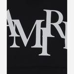 FELPA IN COTONE CON LOGO SFALSATO AMJYHD 1094Black AMIRI 