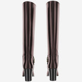 STIVALI JULIA 70 IN PELLE 818207 AAEHR6033 SAINT LAURENT 