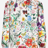 CAMICIA IN SETA CON MOTIVO FLOREALE 865715 ZAUU89413 GUCCI 