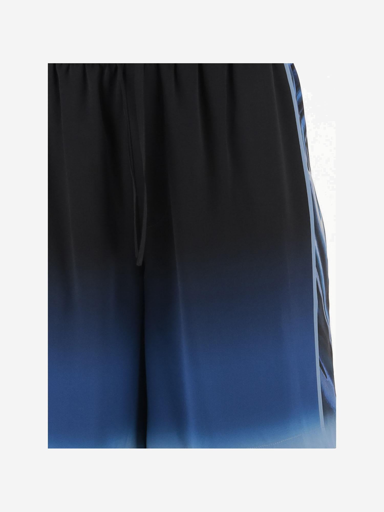 PANTALONI CORTI CON STAMPA GRAFICA MSP26TR399 07 CASABLANCA 