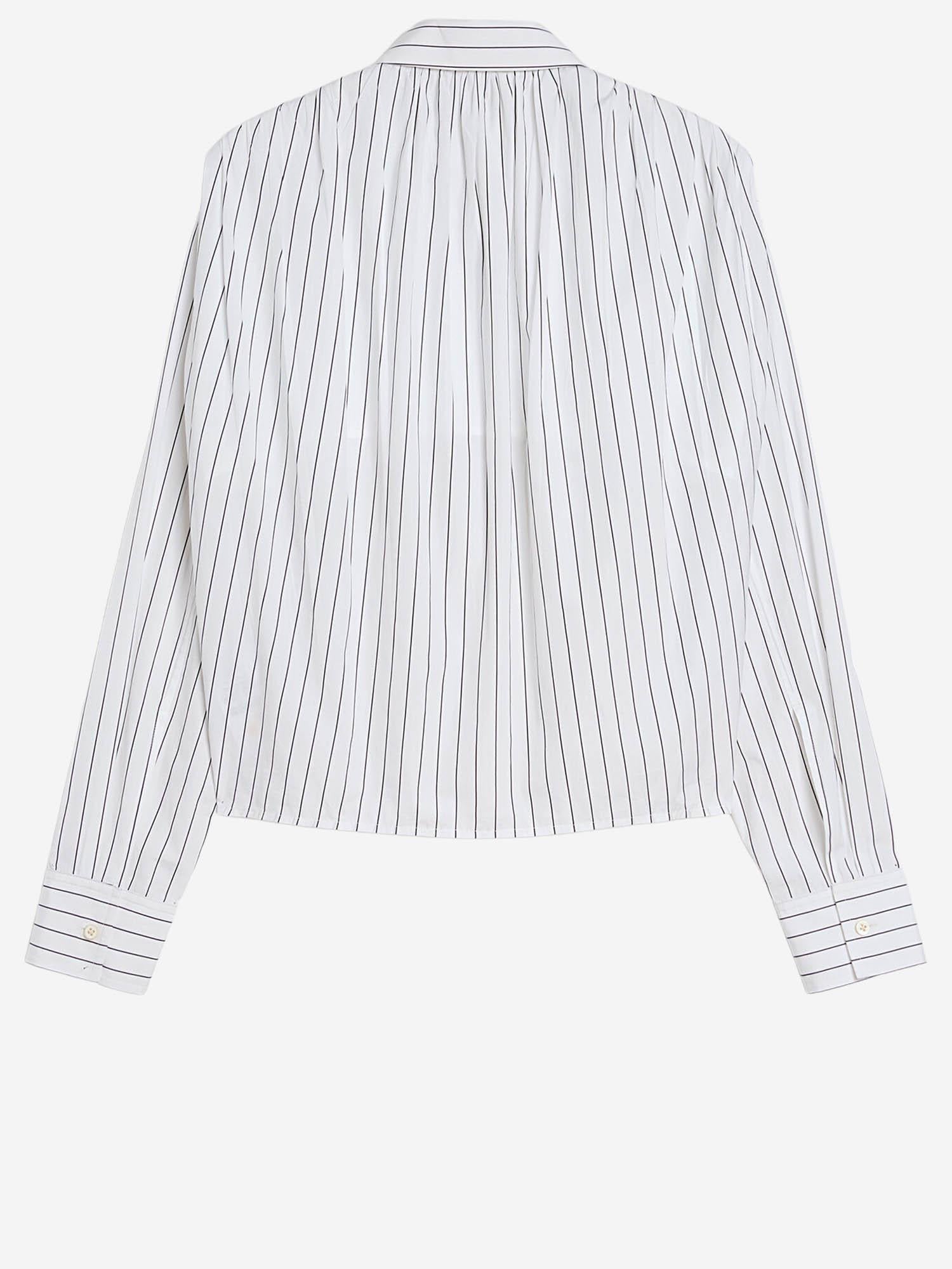 CAMICIA IN COTONE A RIGHE J02DL0281 J45329154 JIL SANDER 